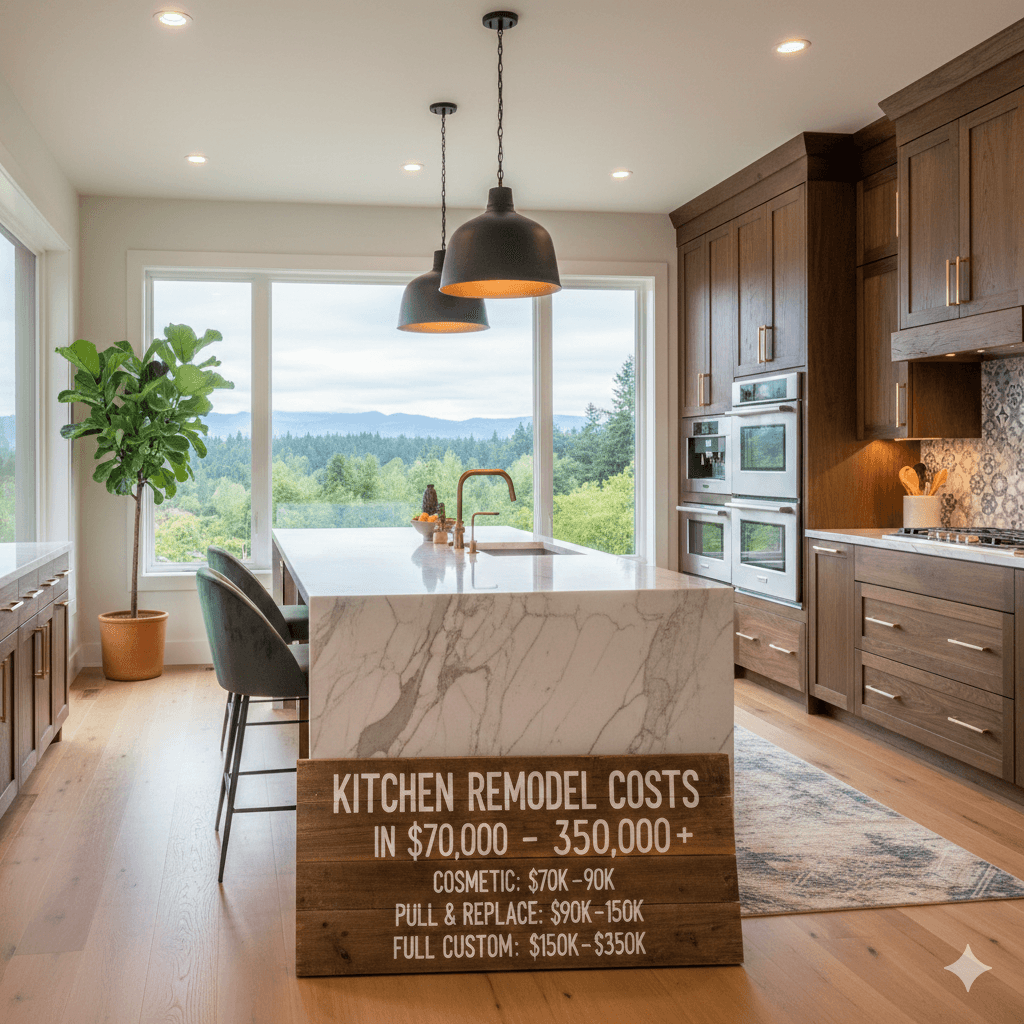 kitchen remodel cost Portland - Elite Team Builders Inc