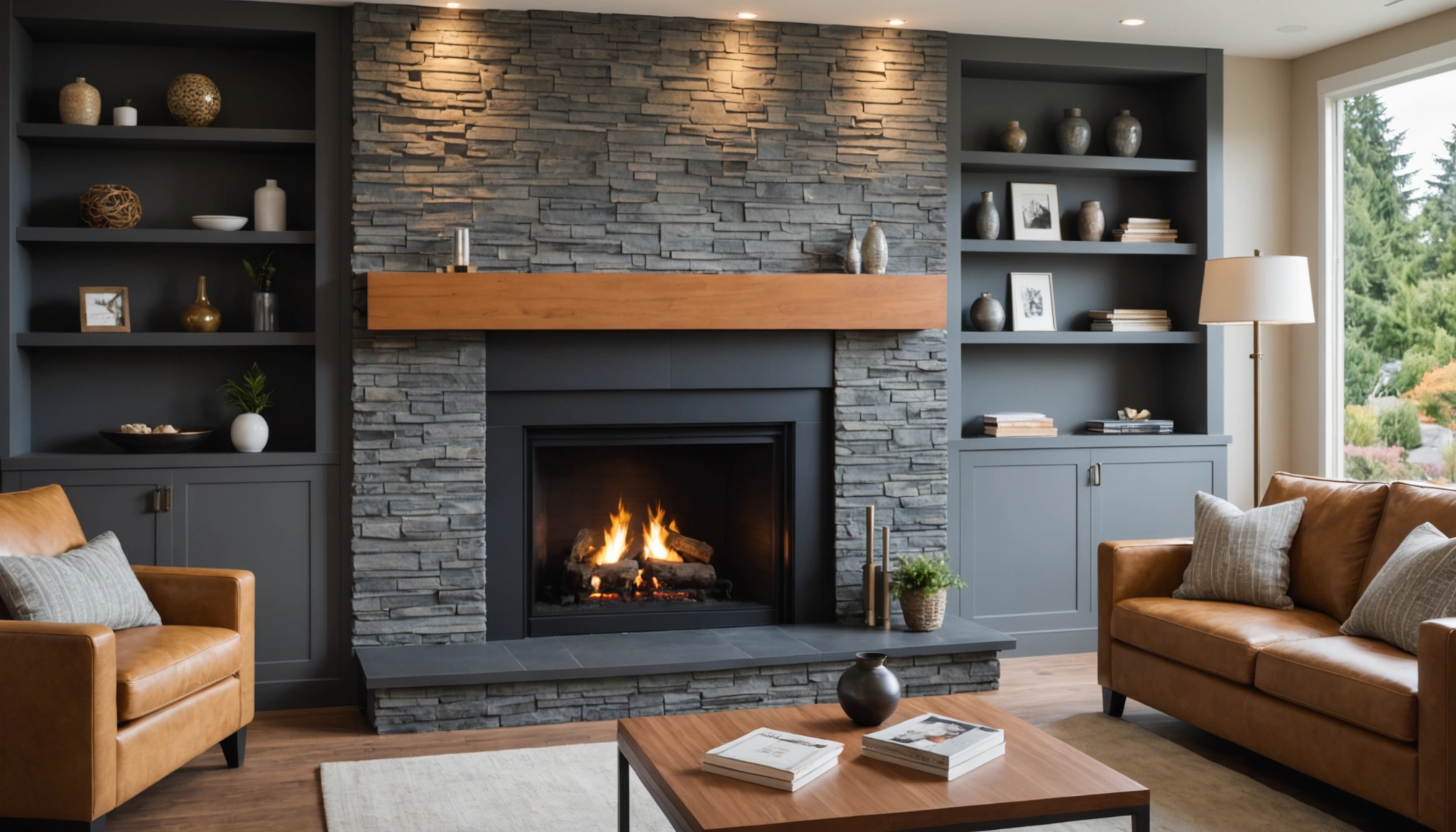 fireplace facade remodel Kirkland WA | slot 1